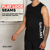 Gallant Drop Armhole Tank Top Flat Lock Seams.